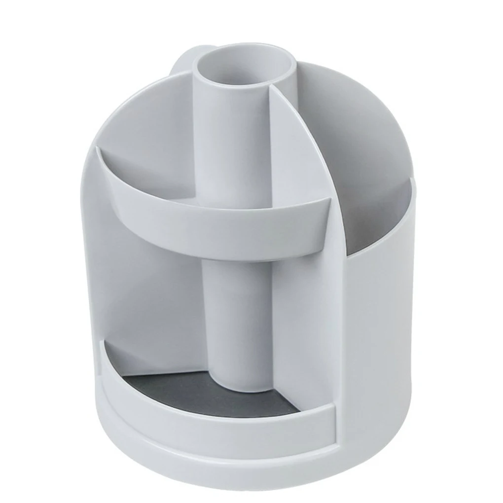 

Large Capacity Desk Pen Holder Pencil Makeup Storage Box Desktop Organizer Stand Case School Stationery Rotating Storage Box