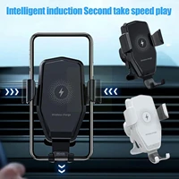 phone holder car wireless charger 10w wireless magnetic mobile holder charging adapter phone mount b5p2