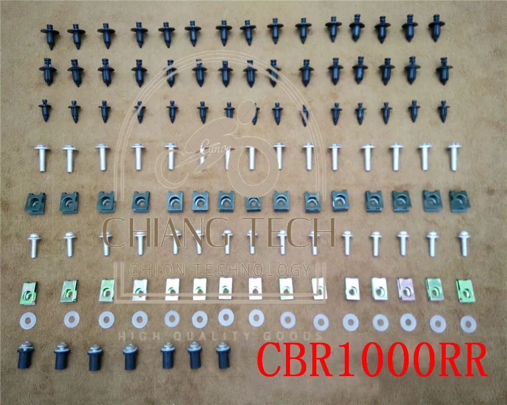 

Fairing Bodywork Kit Bolts Screws For Fit HONDA CBR1000RR / FIREBLADE 2004-2007