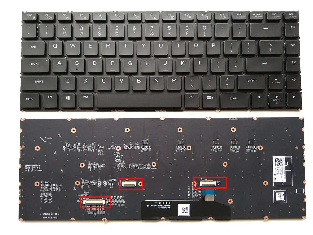 Клавиатура для ноутбука Dell G16 7625 7635 7620 7630 03RTH4 с RGB подсветкой US Per-key