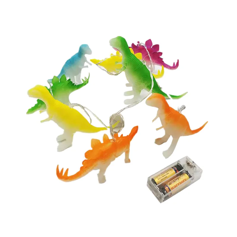 

Гирлянда с динозаврами на батарейках, 2 м, 10 светодиодов