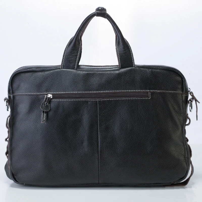 Портфель мужской из натуральной кожи для ноутбука 14 дюймов