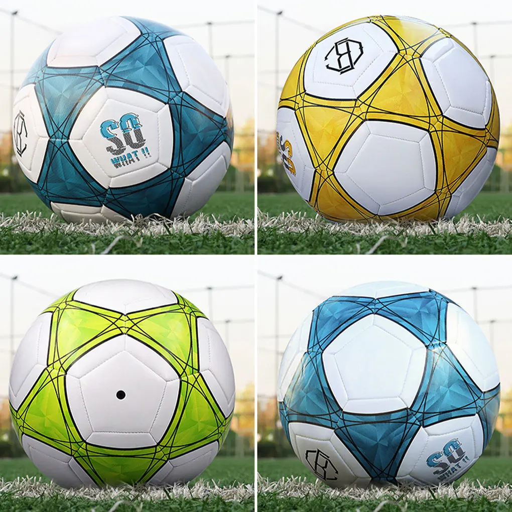 

Outdoor Football Ball - Machine Sewn For Training And Sports Durable And Wear-resistant Football Ball Sports Soccer Pentagram