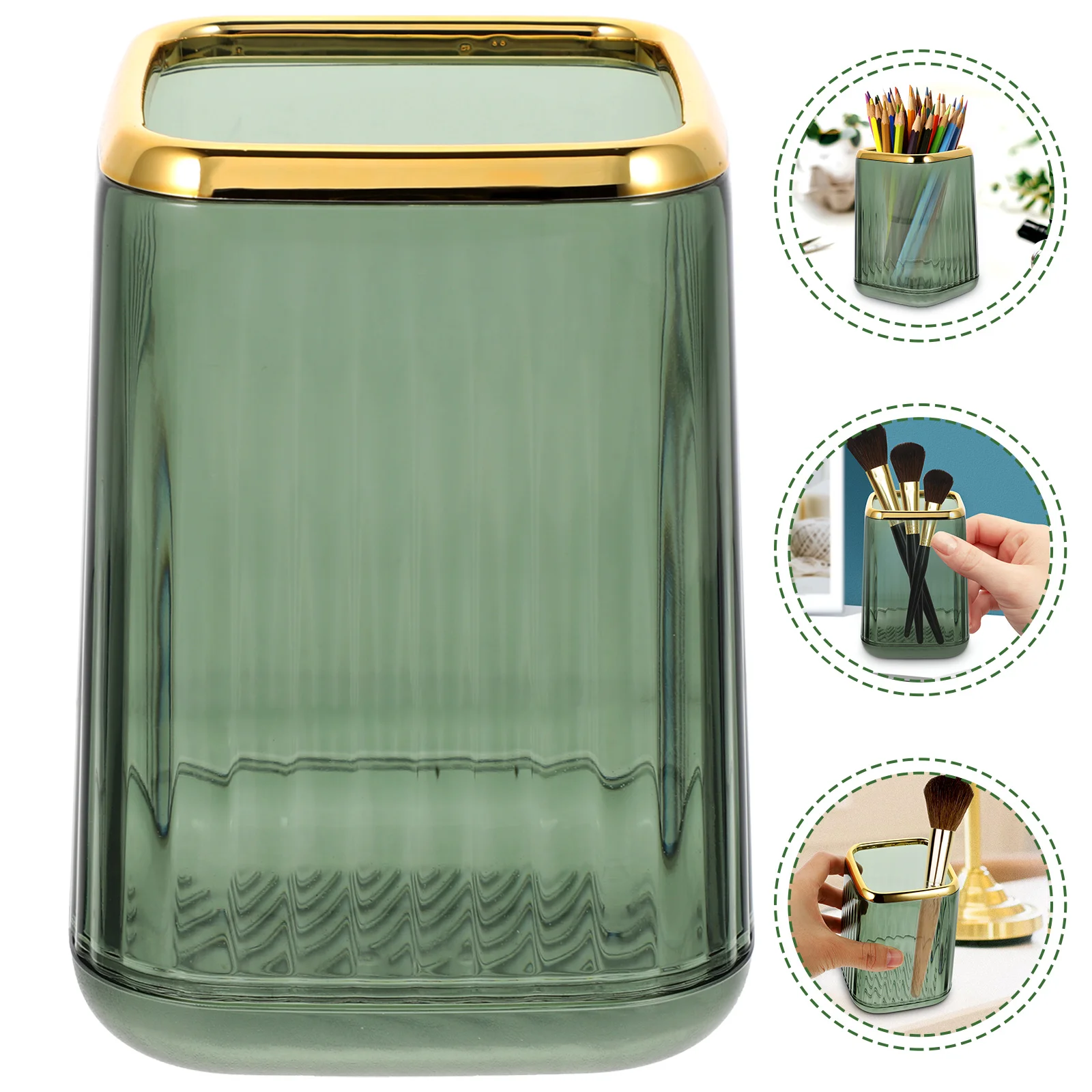 Контейнер для хранения кистей макияжа декоративный держатель ручек держатели