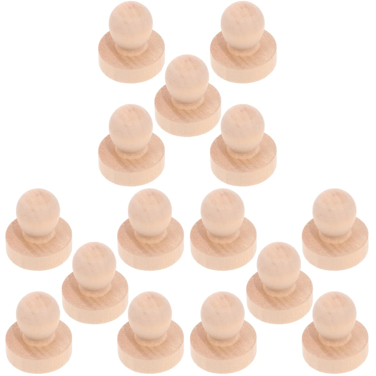 

pcs Stamp Making Wood Handle Rubber Stamp Decor Seal DIY Material