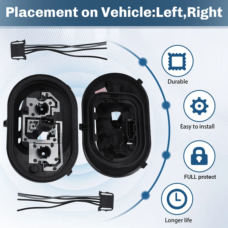 Left &amp Right Car Brake Light Tail Circuit Board Wiring For VW Tiguan 2010-2015 5ND945257 5N0945258