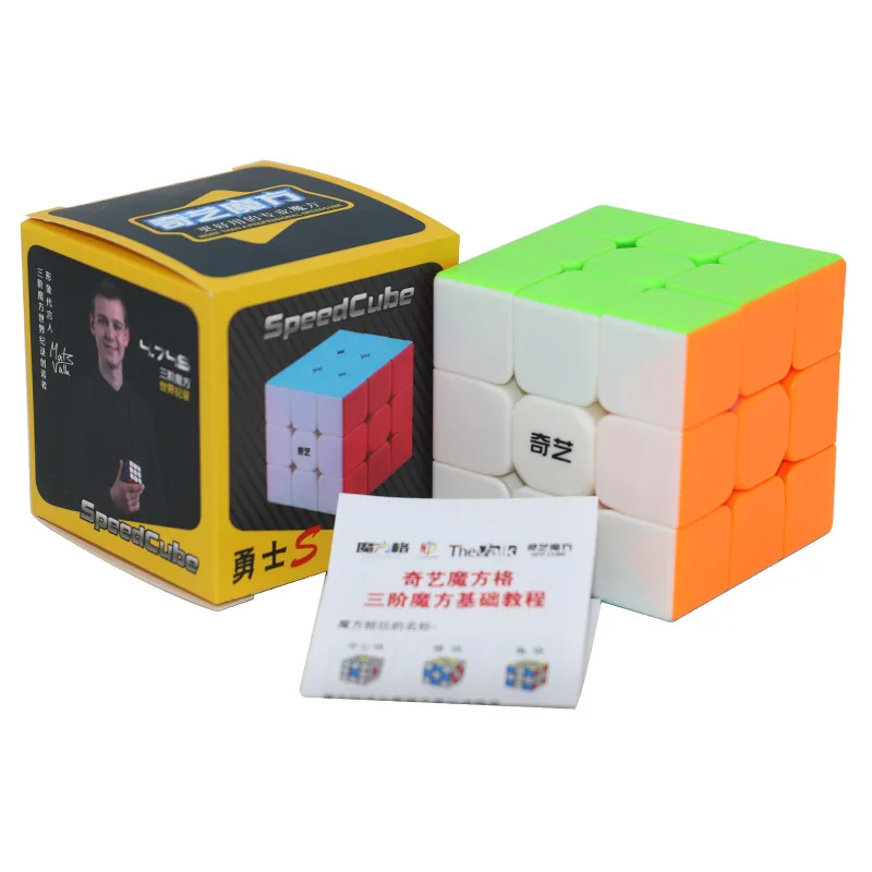 

Скоростной Магический Кубик Warrior S 3*3, обучающая игрушка без наклеек, Кубик-головоломка, профессиональный антистрессовый Кубик, Рубика, детс...