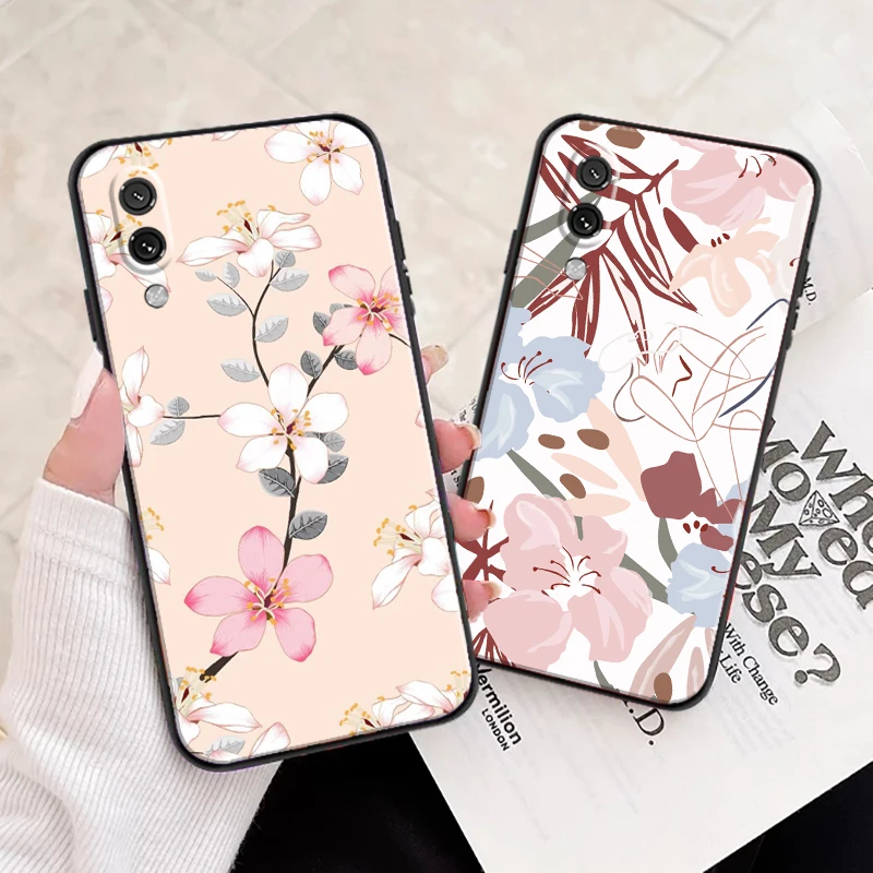 

Line Art Simple For Xiaomi Redmi 9 9C 9A 9AT 9i Phone Case Carcasa Funda Back Soft Black