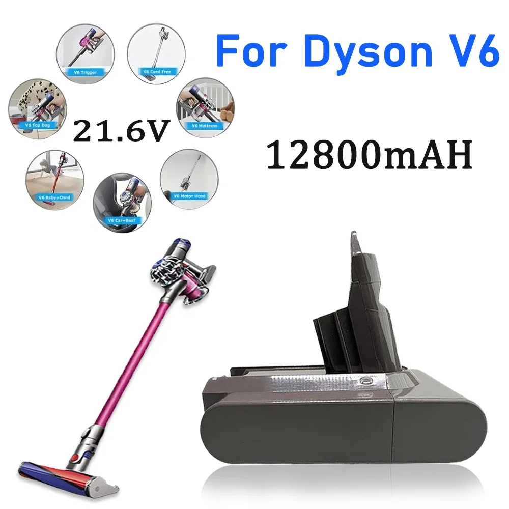 Батарея V6 21 6 в для Dyson 6000/8000/10000 мАч