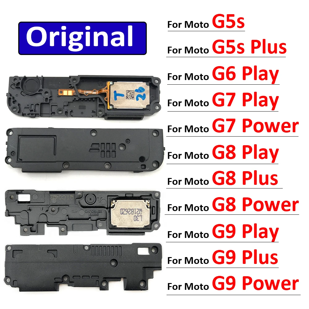 

Оригинальный громкоговоритель, громкоговоритель, звуковой сигнал, гибкий кабель для Motorola Moto G5s G6 G7 G8 G9 Plus Play Power Lite