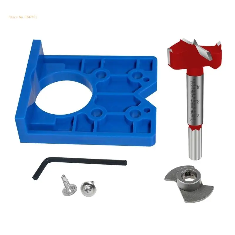 Эффективность 35 мм петли шаблоны для сверления маленькие синие локаторы