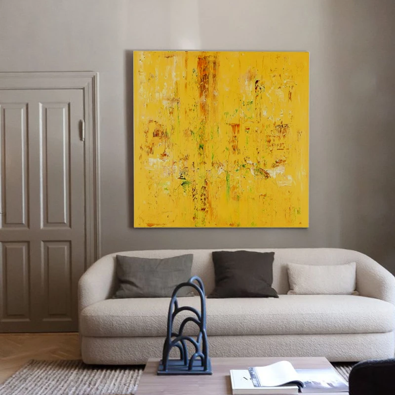 Ручная роспись, современный абстрактный холст, фотообои, украшение для спальни, украшение для комнаты, Большая Картина на холсте, искусство