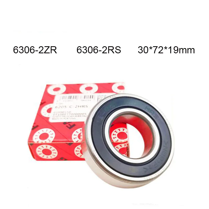 

FAG Germany 100% Original Bearing 2Pcs 6306-2ZR 6306-2RS C4 ABEC-9 Ball Bearing 30x72x19 High Speed Deep Groove Ball Bearing
