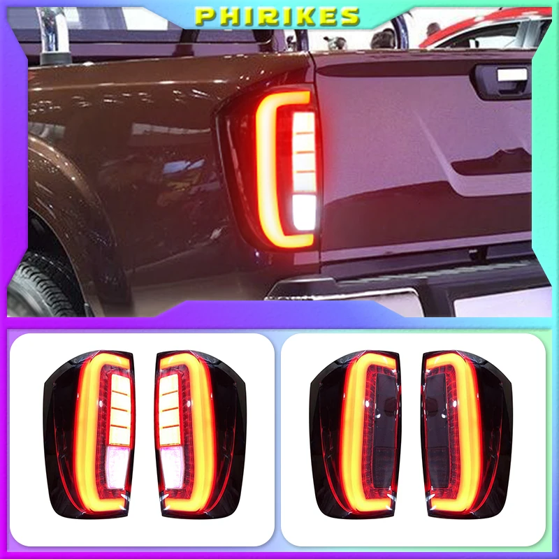 

REAR LED TAIL LIGHTS BACK LAMPS FIT FOR NISSAN NAVARA NP300 2015-2018