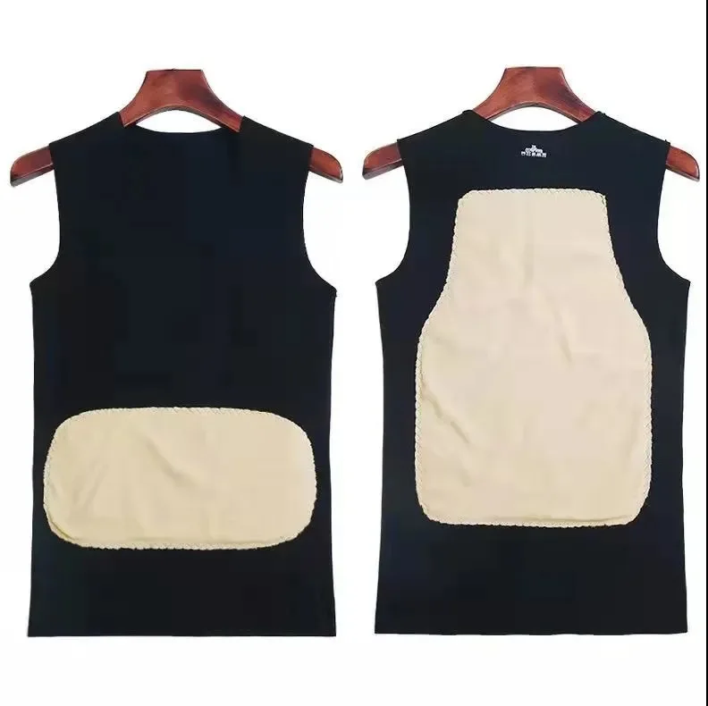 Autumn Winter Men Thermal Vest Tops Soft Thicker Velvet Underwear Warmth Bottoming Undershirt Thermo Lingerie Warm Vest Tops