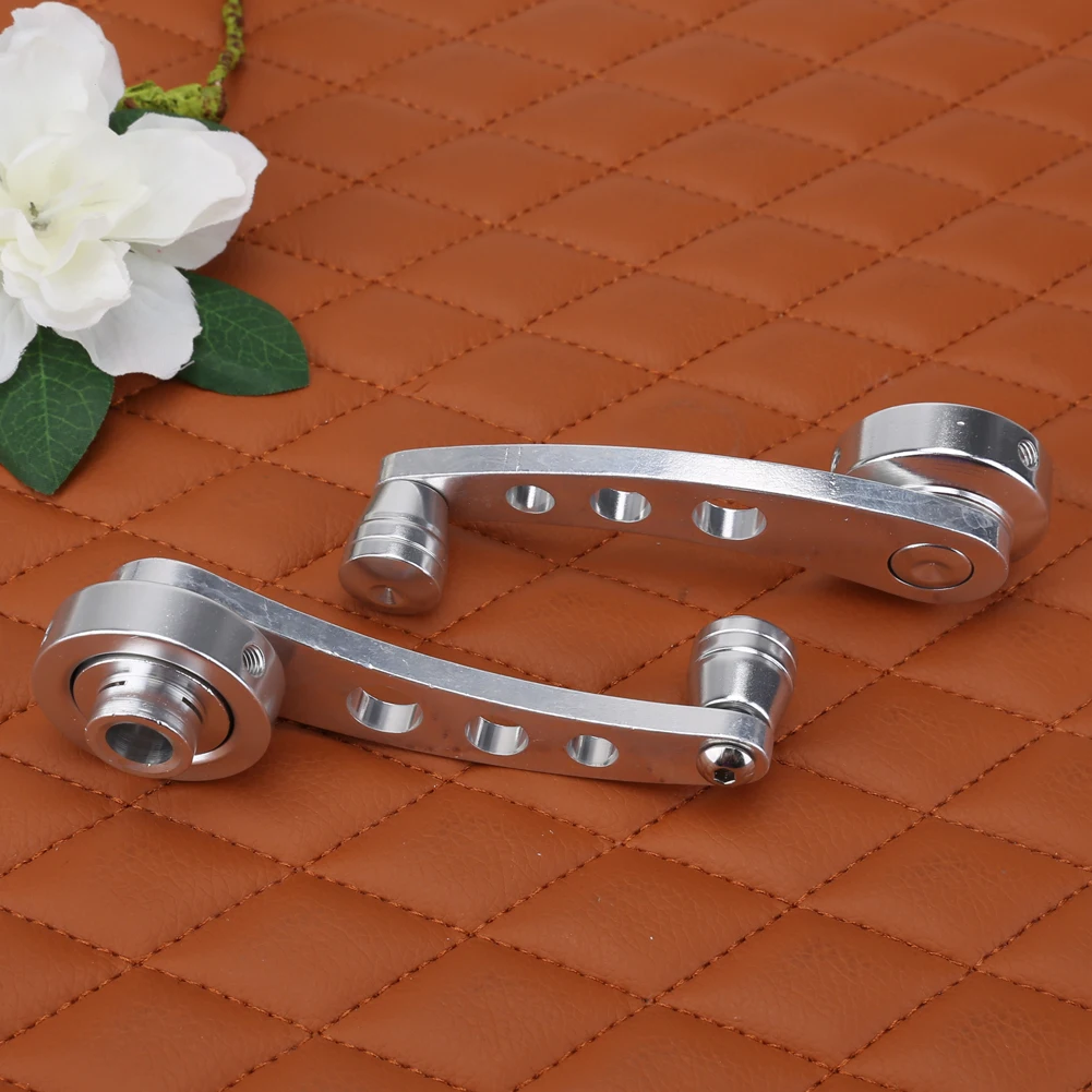 2Pcs Aluminum Alloy Universal Car Window Close Hand Crank Handle Winder Riser Replacement Manual Auto Glass Closer - купить по
