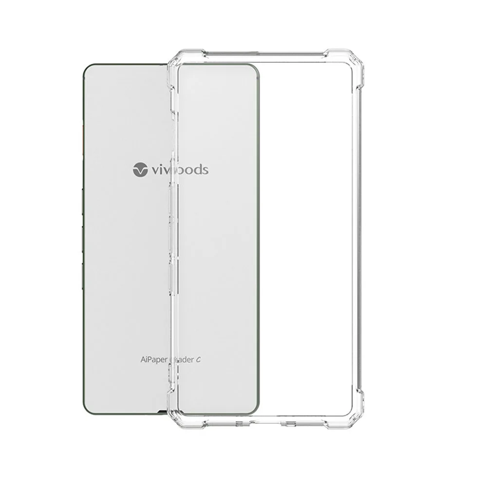 Фото Чехол для Viwoods AiPaper Reader C 6,13 дюйма с четырьмя углами, защита от ударов, прозрачный мягкий корпус, защитный чехол для электронной книги №3