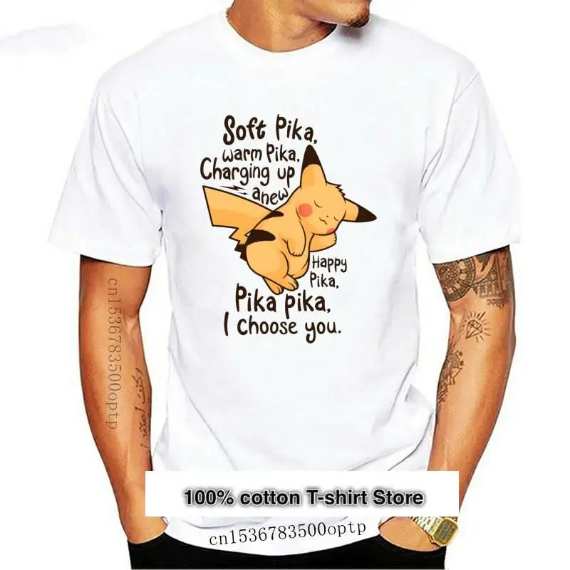 Camiseta de Pok mon Go para mujer, camiseta de manga corta de Picachu, camiseta suave de Pika, novedad de 2021, 2021est