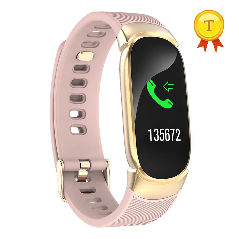 

Waterproof IP67 female girl woman Smart band Heart Rate Sleep Monitor Fitness Tracker with Multiple motion model sms reminder