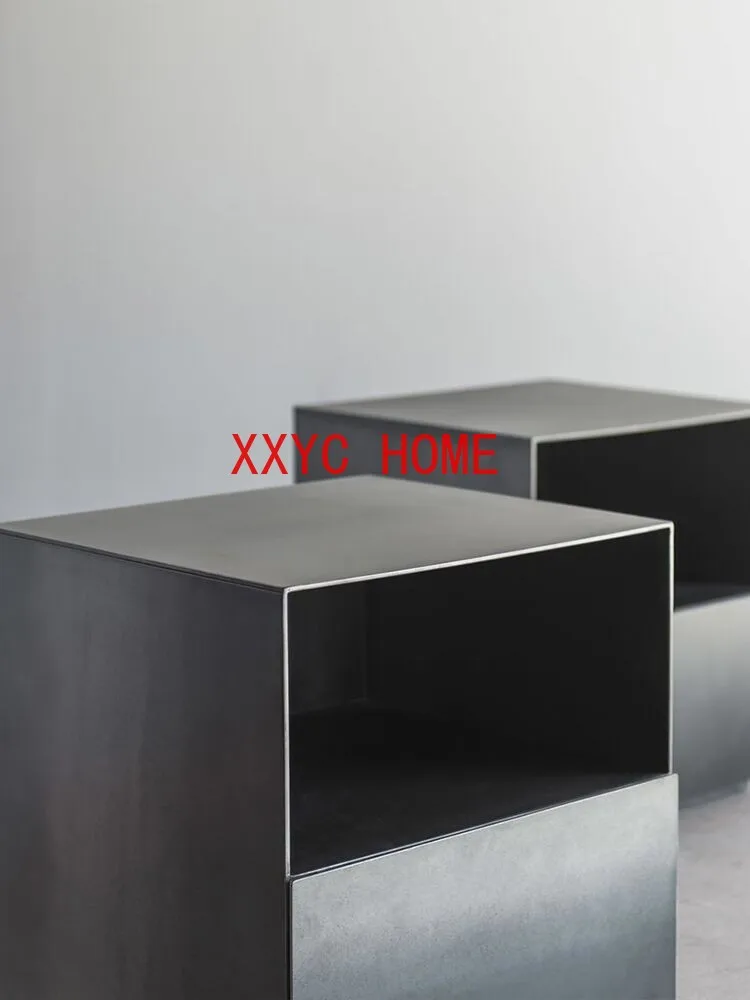СТОЛ простой черный прикроватный тумбочка Стильный современный продвинутый