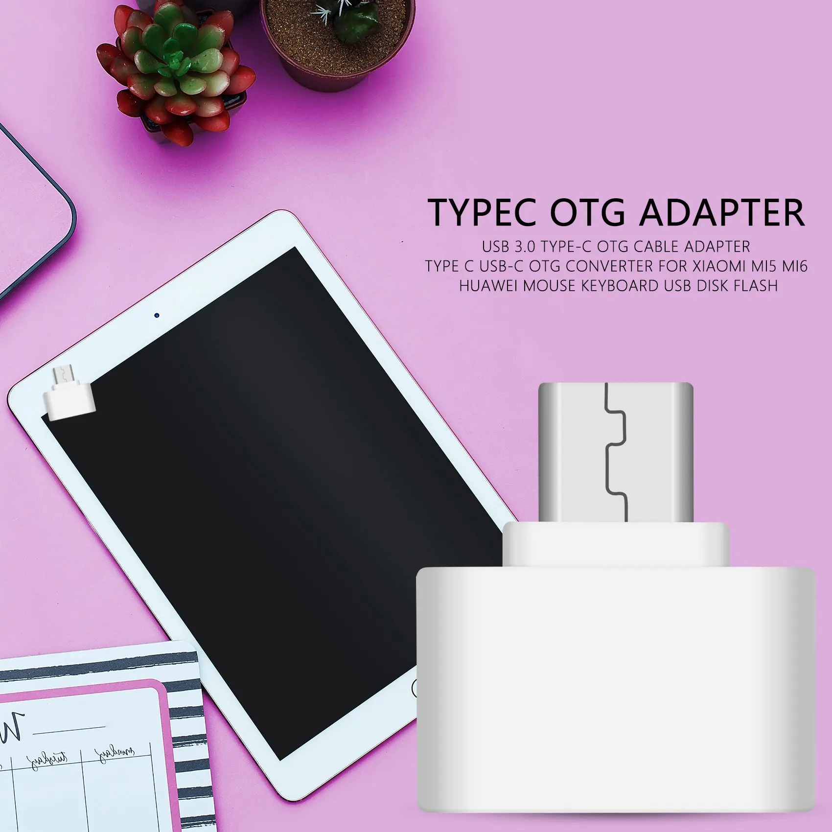Usb 3.0 Type-C Otg Кабель-адаптер Type C Usb-C Конвертер Для Xiaomi Mi5 Mi6 Huawei Мышь Клавиатура Диск