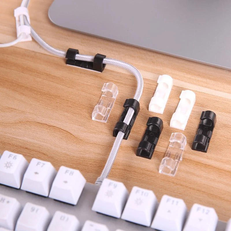20Pcs Self Stick Wire Organizer Line Cable Clip Buckle Clips Fixer Fastener 2022 Most Popular Lowest Price New Year Gifts |
