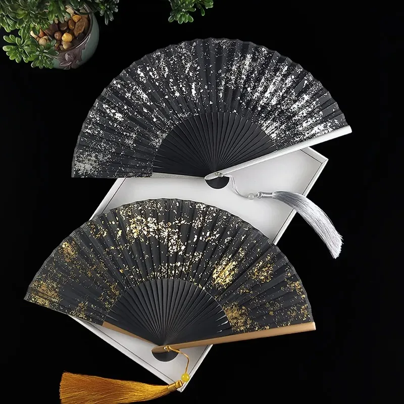 

30/50pcs Folding Fan Hand Silk Cloth DIY Chinese Folding Fan Wooden Bamboo Antiquity Fold Fans DIY Calligraphy Painting Decor