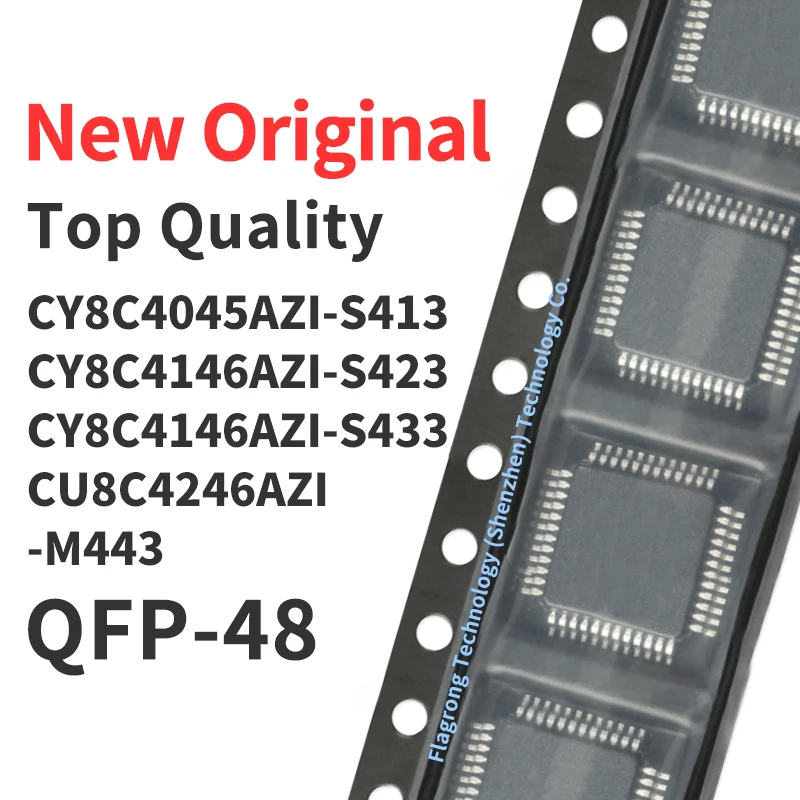 

1 PCS CY8C4045AZI-S413 CY8C4146AZI-S423 CY8C4146AZI-S433 CY8C4246AZI-M443 T QFP48 Chip IC New Original