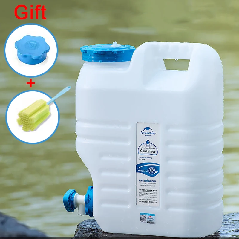 

5-15L Capacity Outdoor Water Bucket Portable Driving Water Tank Container with Faucet for Camping Picnic Hiking