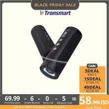 Tronsmart T6 Pro Speaker 45W Portable Speaker with Bluetooth 5.0, Built-in Powerbank, IPX6, NFC, 24H Playtime, for Outdoor