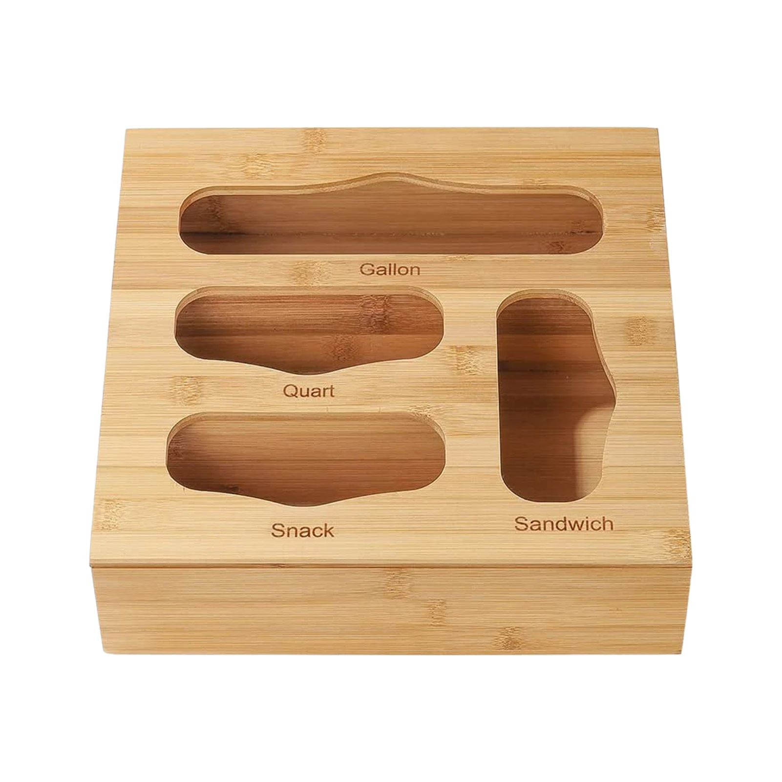 

Бамбуковый Контейнер на застежке-молнии для хранения продуктов