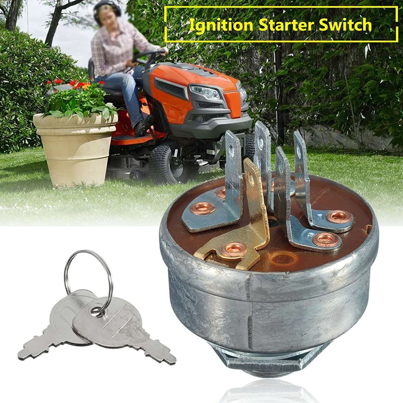 

Lawn Mower Tractor Ignition Switch With Keys For Husqvarna Roper Toro Noma Scag Tractor