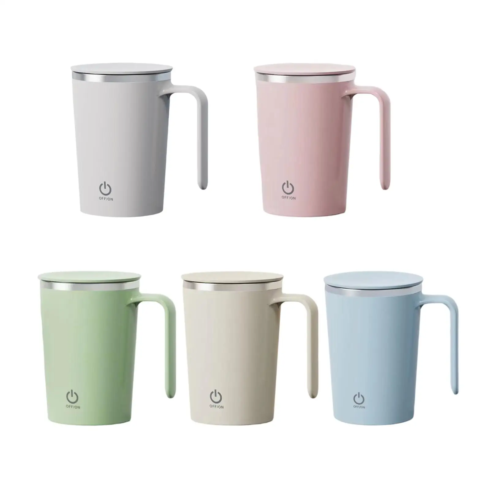 

Electric Protein Shaker Bottle 380ml Comfortable Handle Self Stirring Coffee Mug for Gym Bedroom Backpacking Office Camping