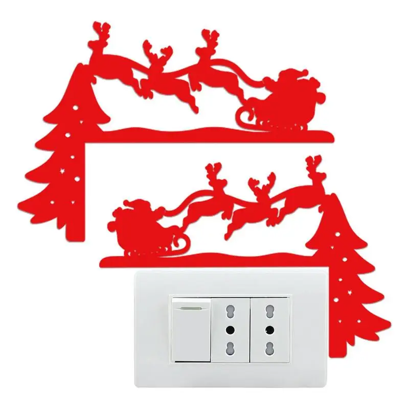 

Door Frame Decorations Corner For Christmas Christmas Elements Door Frame Pendant Christmas Light Switch Stickersk Christmas