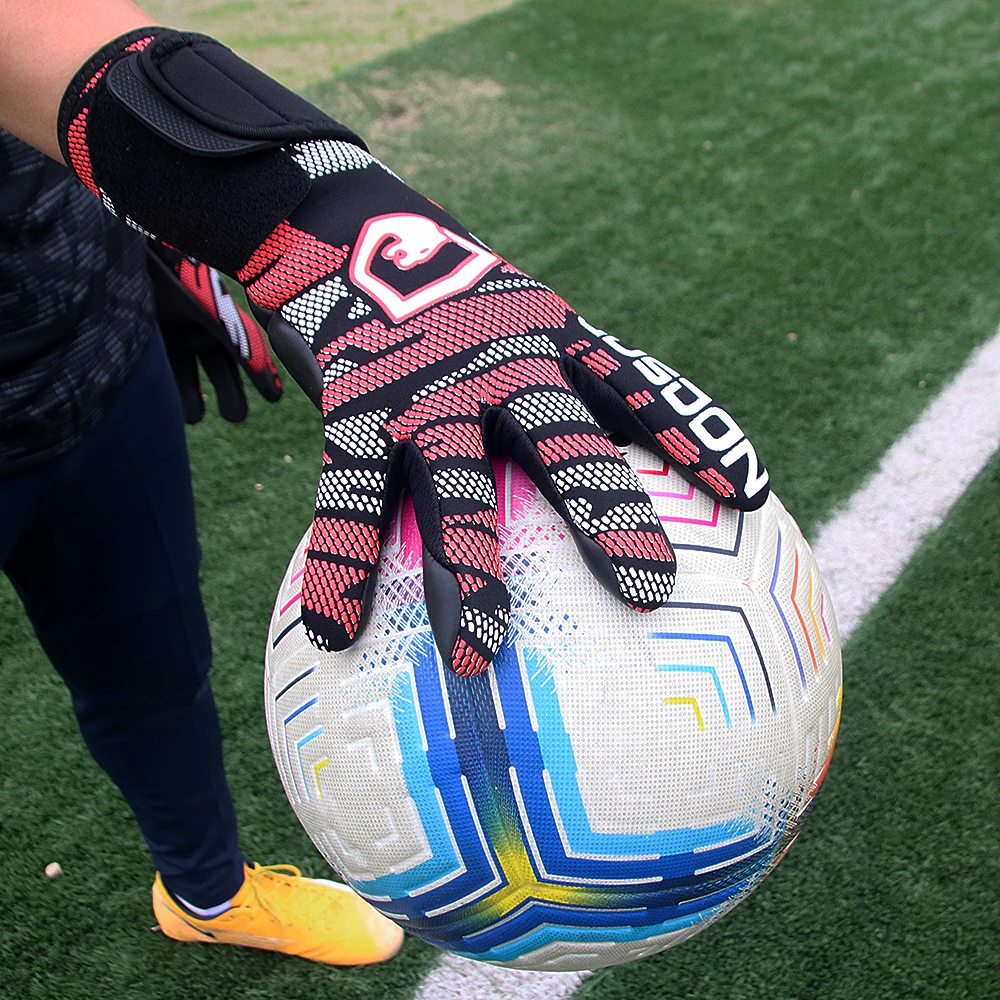 

Football Gloves Adults Soccer Goalkeeper Thickened Latex Protection Non-Slip Goalie Training Match Goalkeeper Football Gloves