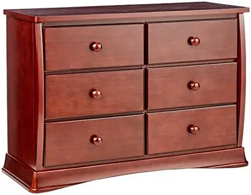 

Six Drawer Dresser, Greenguard Gold Certified, Black Cherry Espresso