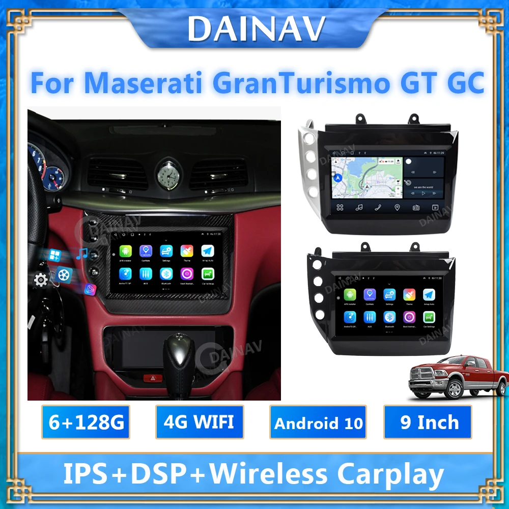 

2Din Android Car Multimedia Player For Maserati GranTurismo GT GC 2007-2017 Car Radio Head Unit Autoradio Carplay Google Stereo