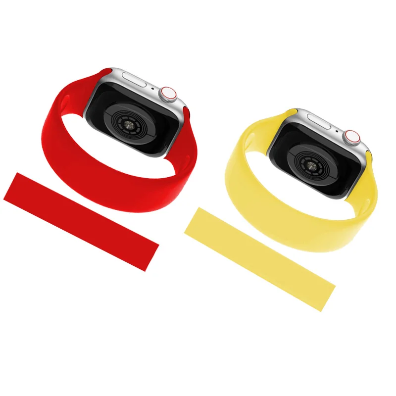 Solo loop strap for Apple watch band 44mm 40mm 42mm 49mm 38 41 45mm silicone elastic bracelet iWatch Series 8/SE/7/6/5/4/3 ultra