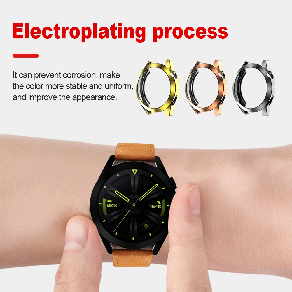 Защитный чехол для Huawei Watch GT 3 46 мм ТПУ с полным покрытием часов защитой от царапин