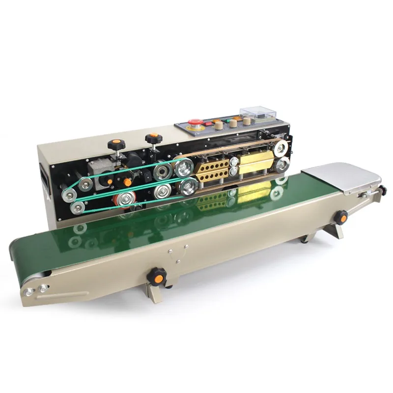 

Automatic Horizontal Continuous Solid Ink Date Print Aluminum Plastic Bag Heat Sealing Machine