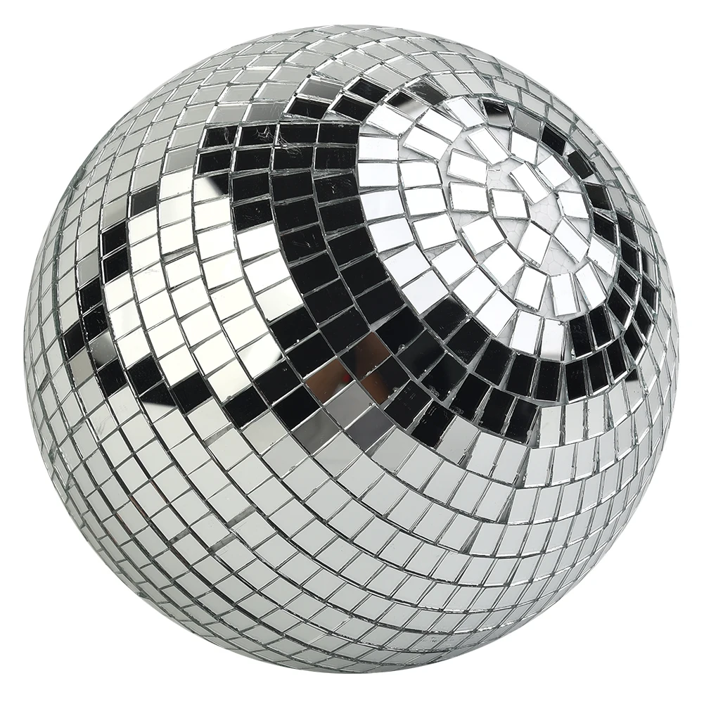 

1pc 8in Disco Mirror Christmas Ball Party Supplies Xmas Ornaments Christmas Tree Decoration DIY Reflective Glass Ball KTV Bar