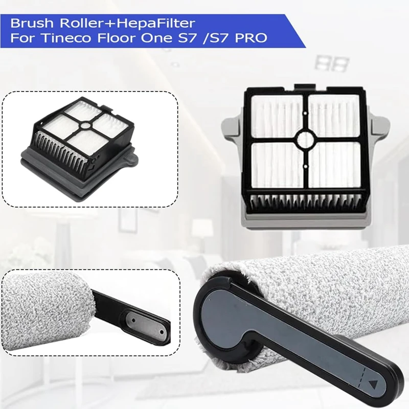 Рулон щетки для Tineco Floor One S7/Floor S6 Pro запасные части фильтра аксессуары