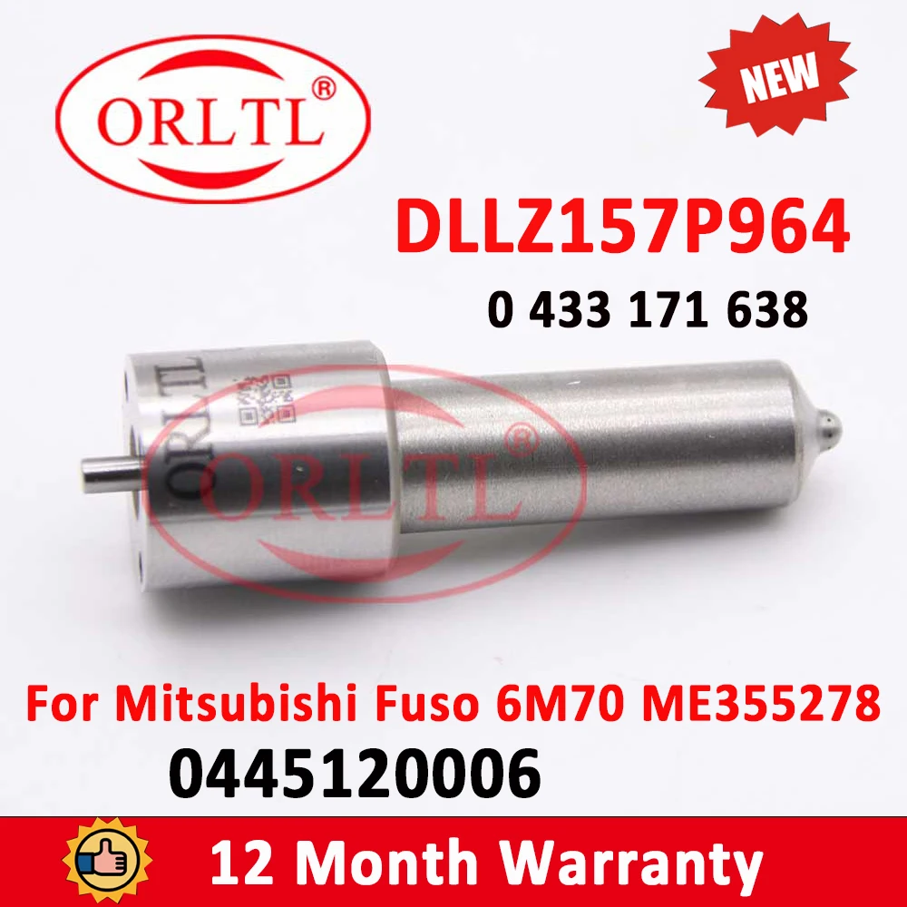 Фото ORLTL DLLZ 157 P 964, дизельные форсунки 0433171638   DLLZ157P964 Дизельная форсунка 157P964 для Mitsubishi Fuso 6M70 0445120006 №1