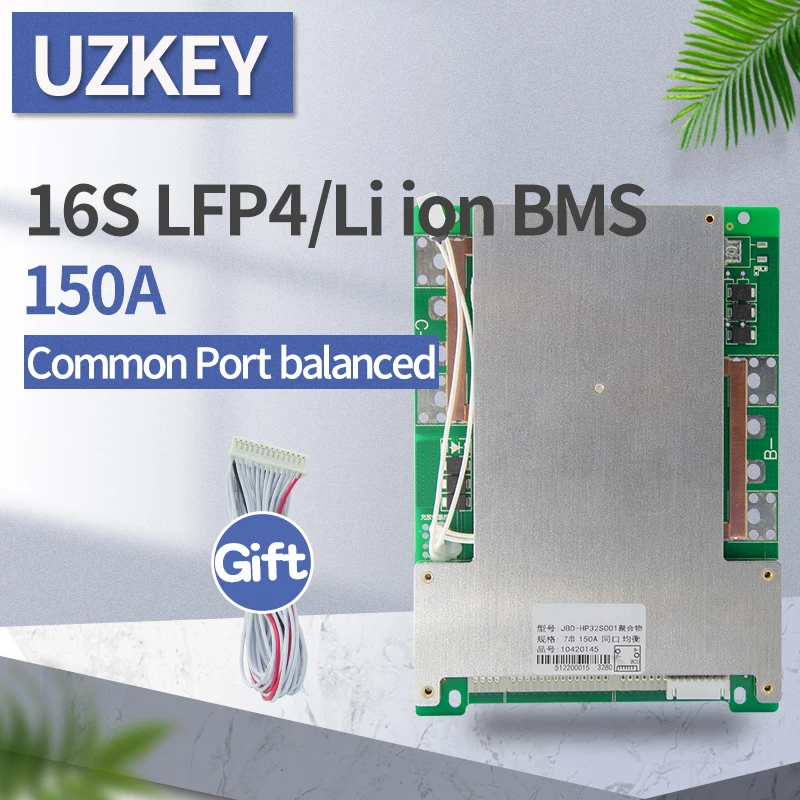 

16s bms lifepo4 48V 150A Lipo 60v общий порт для защиты литиевой батареи Bms Pcm Ebike температурная защита pcm