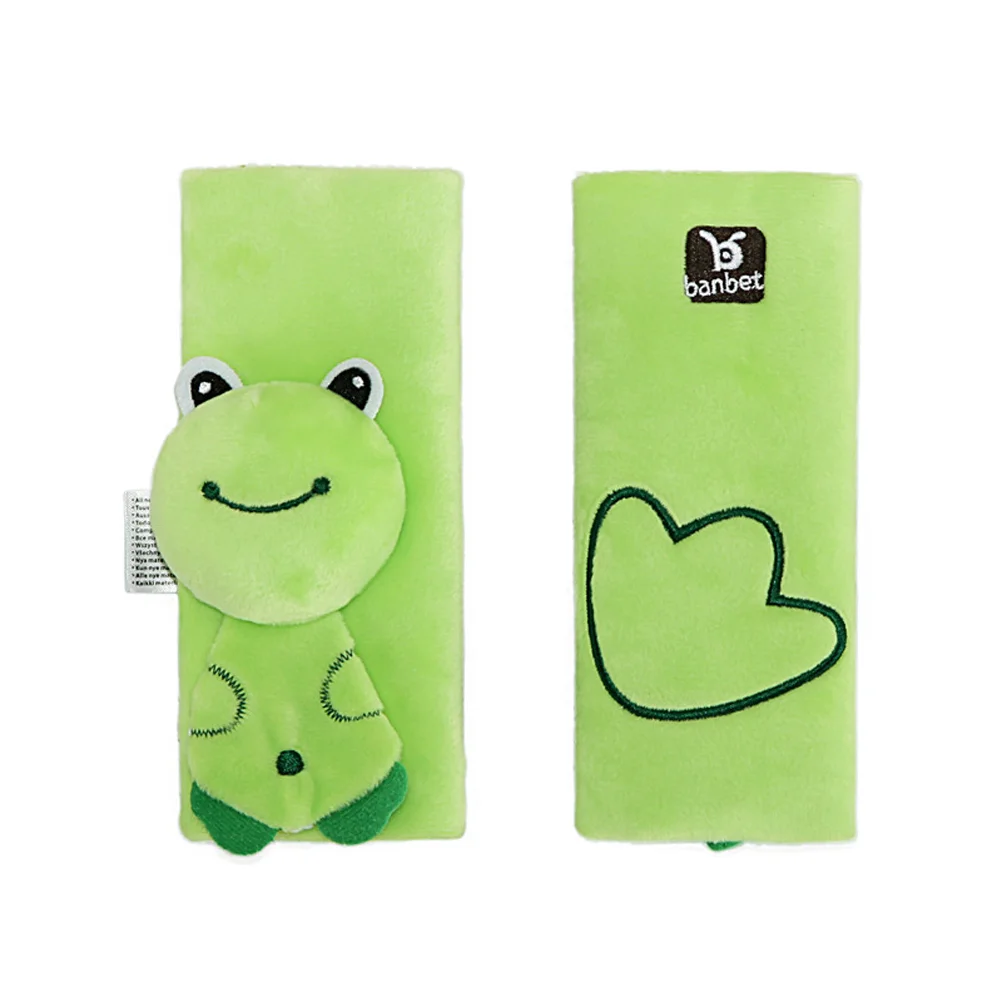 

Cute Cartoon Car Sefety Seat Belt cover Children Seat belt Shoulder Pads Protection Plush Padding Auto Accessories gifts