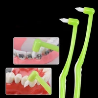 1pcs orthodontic toothbrush interdental tooth brush small head soft hair correction teeth braces dental floss oral tooth care