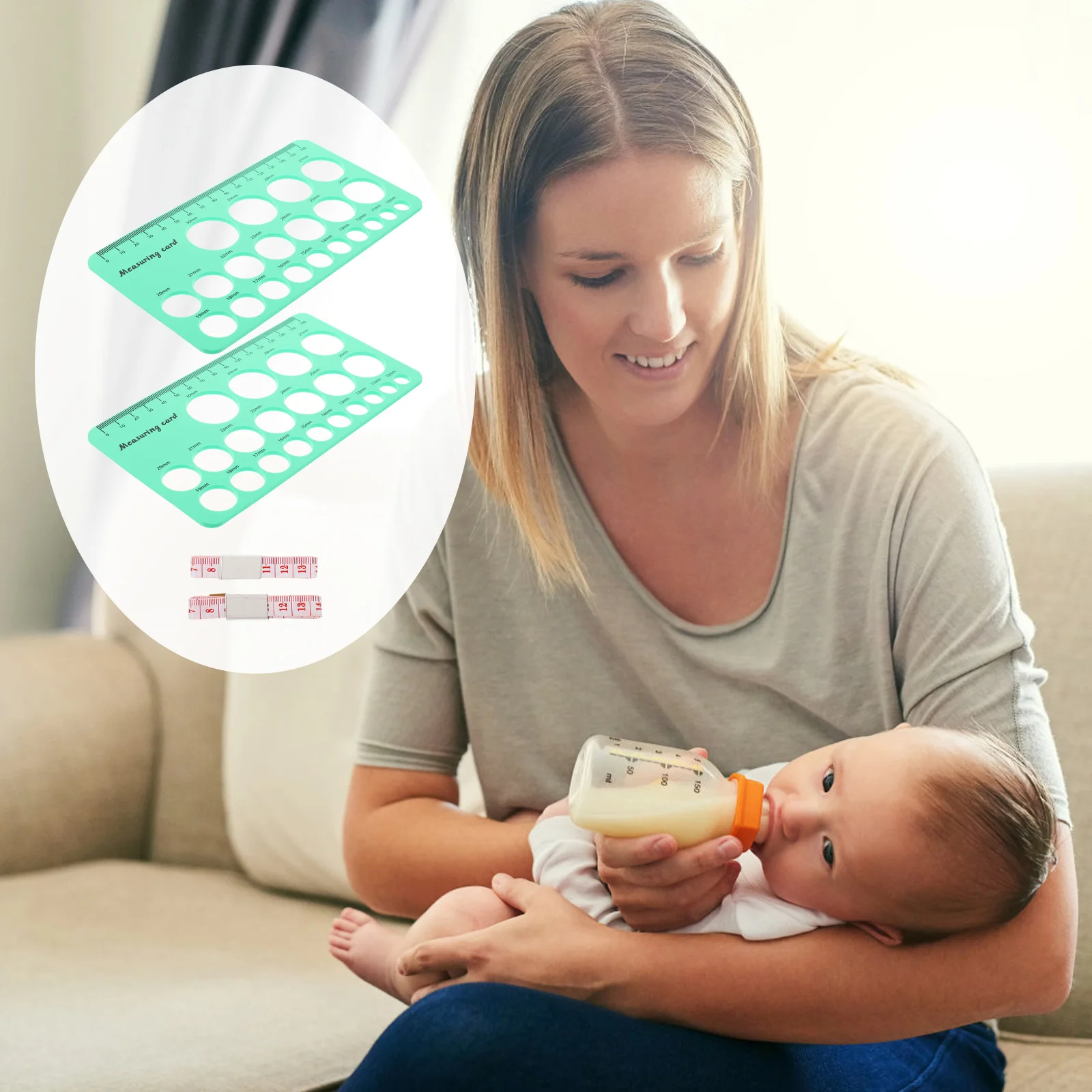 Измерительная лента для измерения размера фланца сосков измерительная карта