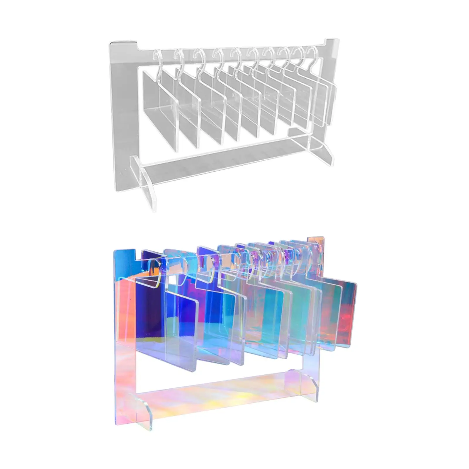 

Nail Tips Showing Shelf with 10 Nail hanging boards Art Manicure Chart Hanging Stand Practice DIY for Professional Manicurists
