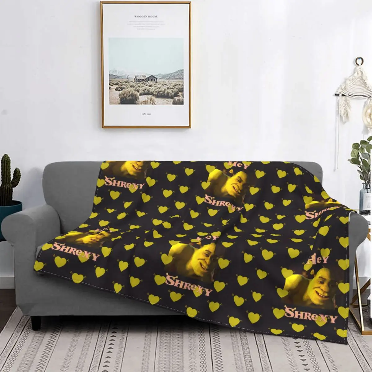 

Эй шрекси Шрек мем одеяло флисовое летнее кондиционирование воздуха многофункциональное легкое одеяло для дома