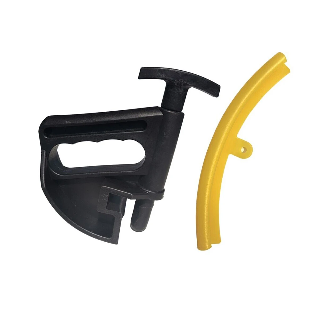 

Protective Cover Tire Changer 2pcs Black+Yellow Durable Plastic.Universal Practical Car Accessories Center Tool
